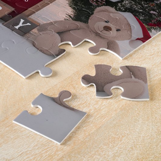 Winter Snow Christmas pregnancy announcement Puzzle (Seite)