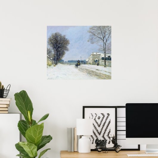 Winter, Snow Effect, 1876 Poster (Heimbüro)