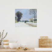 Winter, Snow Effect, 1876 Poster (Küche)