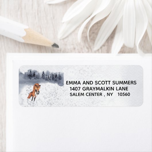 Winter Snow Fox Urlaubsadresse (Insitu)