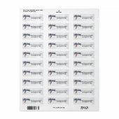 Winter Snow Fox Urlaubsadresse (Vorne)