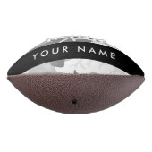 Winter Snow Gray Camouflage Ihr Name personalisier Football (Gedreht 270)