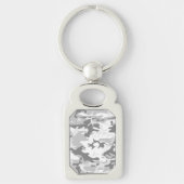 Winter Snow Gray Camouflage, Militär, Armee Schlüsselanhänger (Vorderseite)
