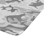 Winter Snow Gray Camouflage, Militär, Armee Schneidebrett (Ecke)