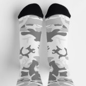 Winter Snow Gray Camouflage, Militär, Armee Socken (Oben)