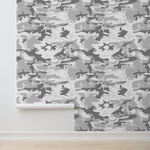 Winter Snow Gray Camouflage, Militär, Armee Tapete