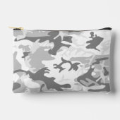 Winter Snow Gray Camouflage, Militär, Armee Zubehörtasche (Vorderseite)