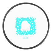 Winter Snow Heart Hockey Puck (Vorderseite)