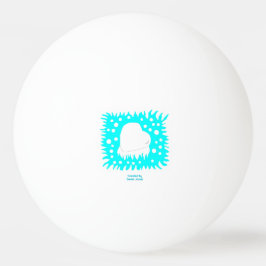 Winter Snow Heart Ping Pong Ball Tischtennisball