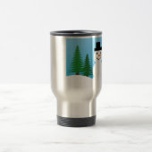 Winter Snow Holiday Tree Party Destiny Celebration Reisebecher (Mittel)