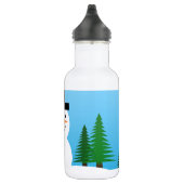 Winter Snow Holiday Tree Party Destiny Celebration Trinkflasche (Rechts)