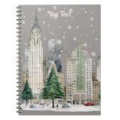 Winter Snow in the City Notizblock (Vorderseite)