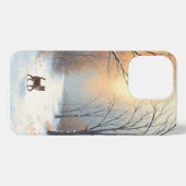 Winter Snow iPhone 13 Pro Fall Hülle (Rückseite (Horizontal))