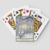 Winter Snow Magical Custom Classic Playing Cards. Spielkarten (Rückseite)
