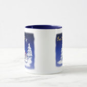 Winter Snow Man Weltfrieden Tasse (Zentrum)