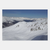 Winter Snow Mountains Fotowrapping Paper S Geschenkpapier Set (Vorderseite 2)