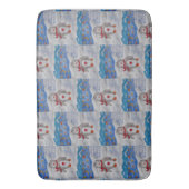 Winter Snow Penguin Bath Mat Badematte (Vorderseite Vertikal)