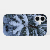 Winter Snow Pine Needles Macro Phone Case iPhone 16 Hülle (Rückseite (Horizontal))
