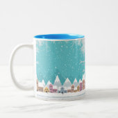 Winter Snow Village Tasse (Links)