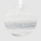 Winter Snowboarden Individuelle Name und Datum Ornament (Rückseite)