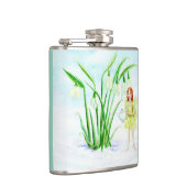 Winter Snowdrop Fairy Magic Flachmann (Rechts)
