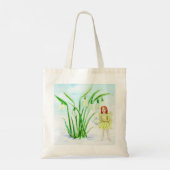 Winter Snowdrop Fairy Magic Tragetasche (Rückseite)