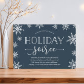 Winter Snowfall Holiday Soiree Party Einladung