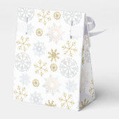 Winter Snowflake Baby Showbox Geschenkschachtel (Rückseite)