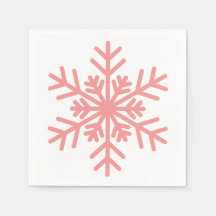 Winter Snowflake Baby Showtail Napkin