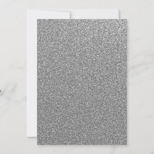 Winter Snowflake Blush Silver Engagement Party Einladung (Rückseite)