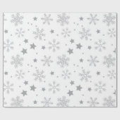 Winter Snowflake Geschenkpapier (Flach)