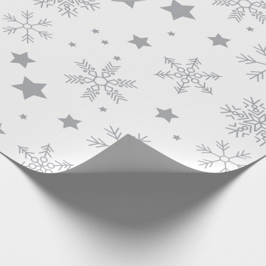 Winter Snowflake Geschenkpapier (Ecke)