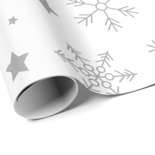 Winter Snowflake Geschenkpapier (Rolleneckpunkt)