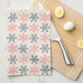 Winter Snowflake Kitchen Towels Geschirrtuch (Viertel Falte)