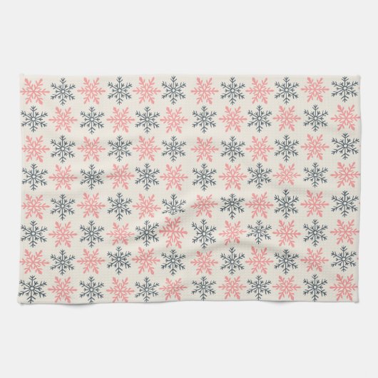 Winter Snowflake Kitchen Towels Geschirrtuch (Horizontal)