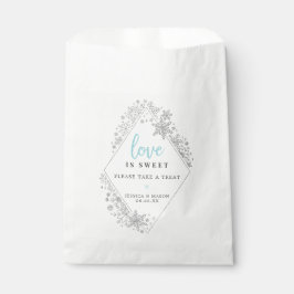 Winter Snowflake Liebe ist Sweet Favorit Bag Geschenktütchen