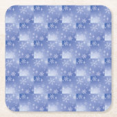 Winter Snowflake Paper Untersetzer (Vorderseite)