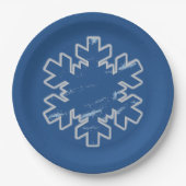 Winter SnOwFlAkE Pappteller (Vorderseite)