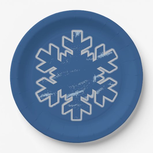 Winter SnOwFlAkE Pappteller (Vorderseite)