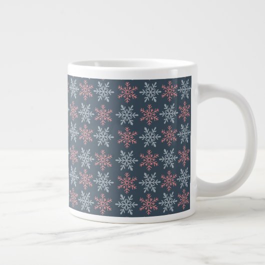 Winter Snowflake Specialty Mug Jumbo-Tasse (Rechts)