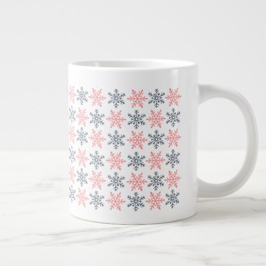 Winter Snowflake Specialty Mug Jumbo-Tasse (Rechts)