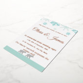 Winter Snowflake Wedding Invitation Folieneinladung (Gedreht)