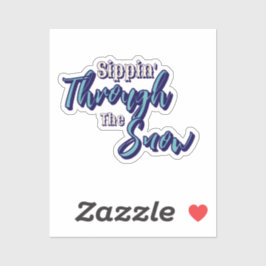 Winter Snowflakes Aufkleber