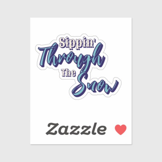 Winter Snowflakes  Aufkleber (Blatt)