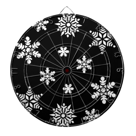 WINTER SNOWFLAKES DARTSCHEIBE (vorne)