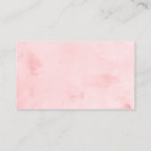 Winter Snowflakes Girl Baby Dusche Windelwanne Win Begleitkarte (Rückseite)