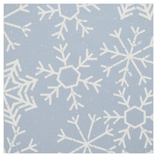 Winter SNOWFLAKES nahtloses Muster + Ihre Ideen Stoff (Muster)