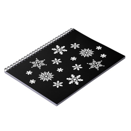 WINTER SNOWFLAKES NOTIZBLOCK (Linke Seite)