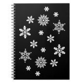 WINTER SNOWFLAKES NOTIZBLOCK (Vorderseite)
