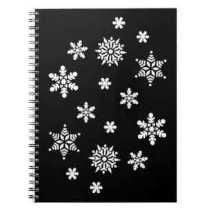 WINTER SNOWFLAKES NOTIZBLOCK